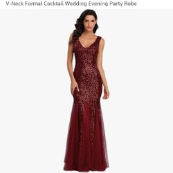 Youllyuu Women Sleeveless Sequin Mesh Long Dresses Summer V-Neck Formal Cocktail Wedding Evening Party Robe
