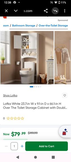 Over toilet storage Cabinet