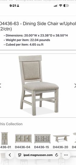 Dining chairs