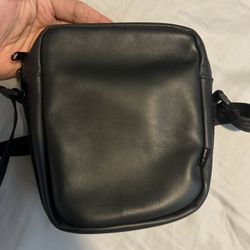 Supreme Leather Shoulder Bag 