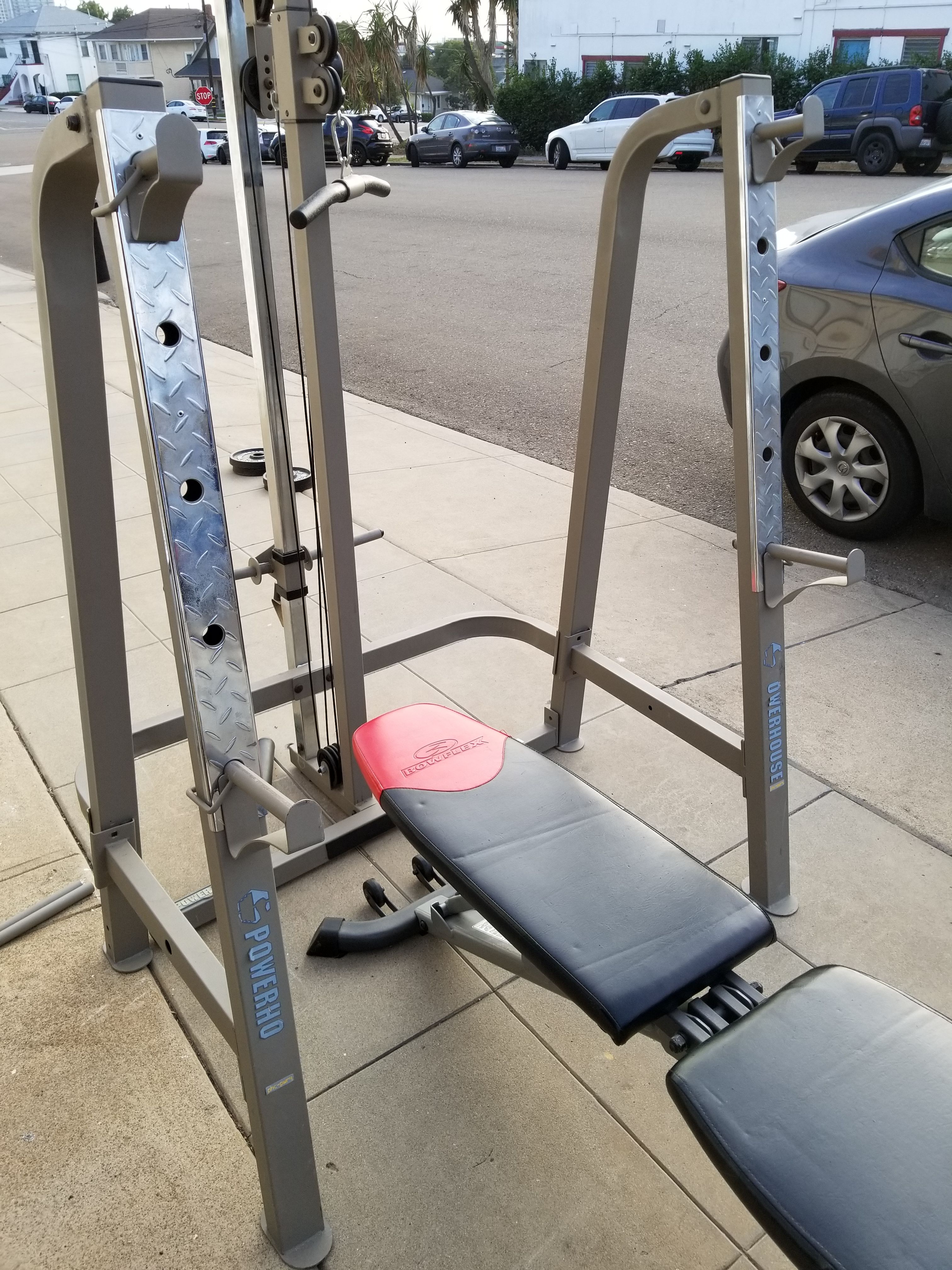 Complete Gym by Powerhouse Pulley back row Lat pull down Bench press