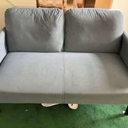 Small Blue Sofa