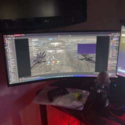 Curved Samsung Monitor 34" ViewFinity S65UA Ultra-WQHD 100Hz AMD FreeSync HDR10 USB-C Curved Monitor