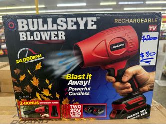 Bullseye Blower Cordless Leaf Blower – Turbo Jet Handheld Air Blower