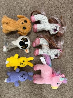 Lot of 7 Small Stuffed Animal Plush Toys