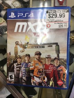 PlayStation 4 PS4 game mxgp pro