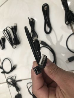 Android charge cables. Power cables