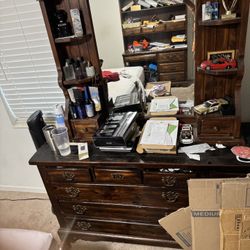 Set Of Furniture Dresser Desk