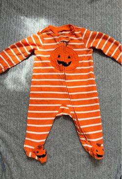 Carter's Baby Halloween Pumpkin Footed Sleeper
