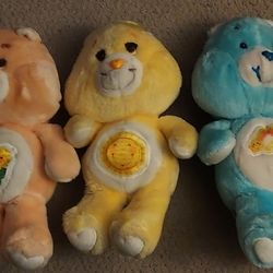 Vintage Care Bears Set Of 3 $35