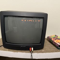 Sharp CRT tv For Gaming SNES OR NES 