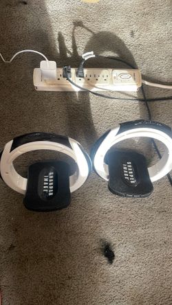 Sharper image orbit wheel board less skates