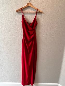 Women’s red dress