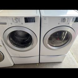 Kenmore front loading super capacity washer and electric dryer will deliver and install
