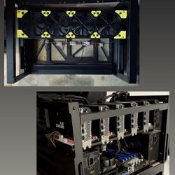 Used x6 GPU Veddha Frame Crypto Mining 