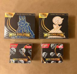 Pokémon - Mega Evolutions - Elite Trainer Box & Booster Box - Factory Sealed - See Description