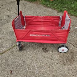 Price Is Firm.. Red Flyer Folding Beach Cart