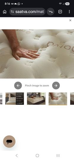 King Saatva Memory Foam Hybrid
