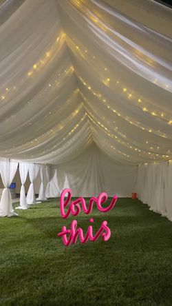 Twinkle Light  ⭐️ Tent  For Your EVENT 