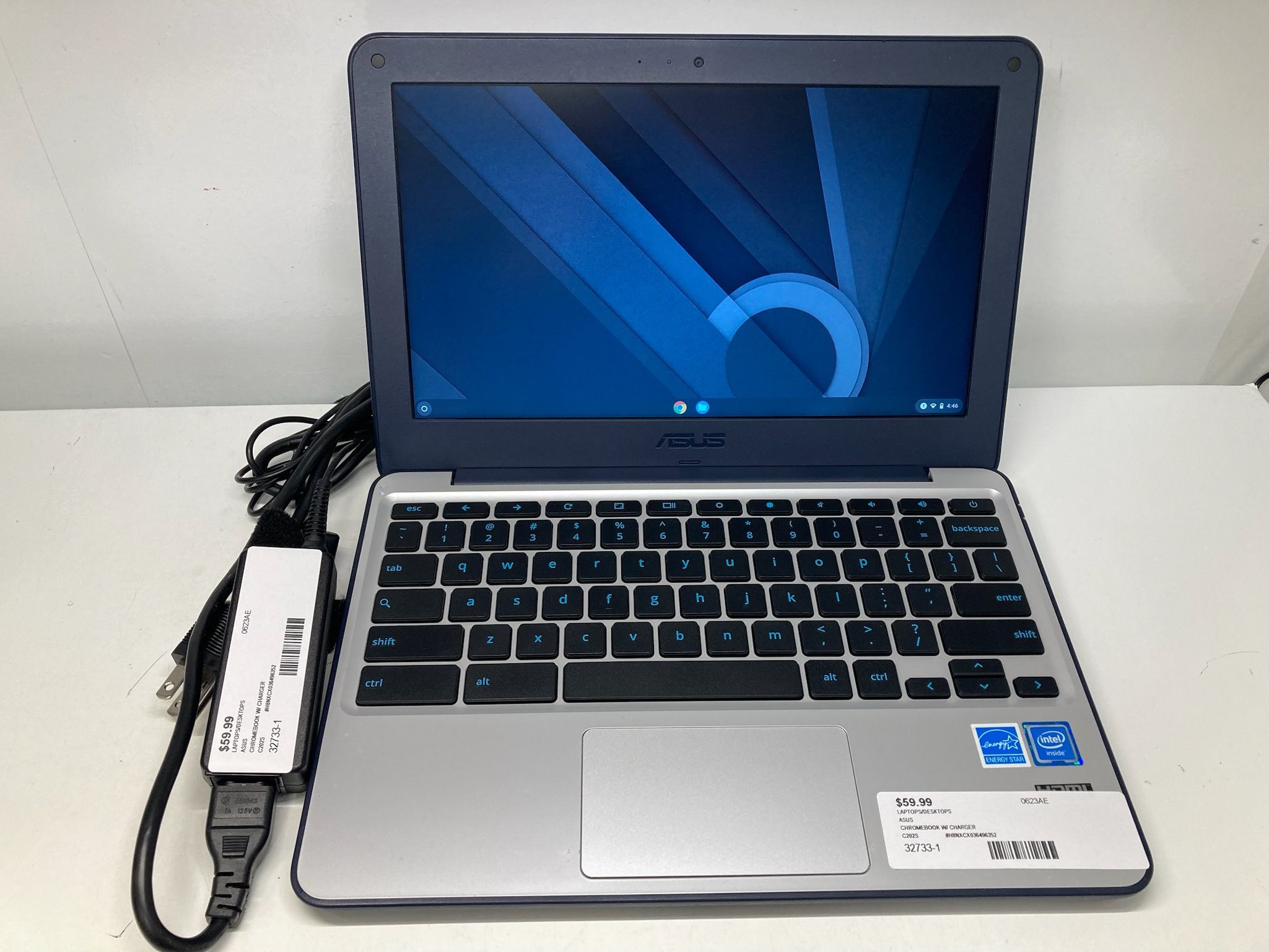 ASUS Chromebook 11.6" C202S Intel Celeron Laptop