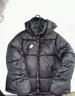 Fashion Nova Hooded Puffer Jacket 