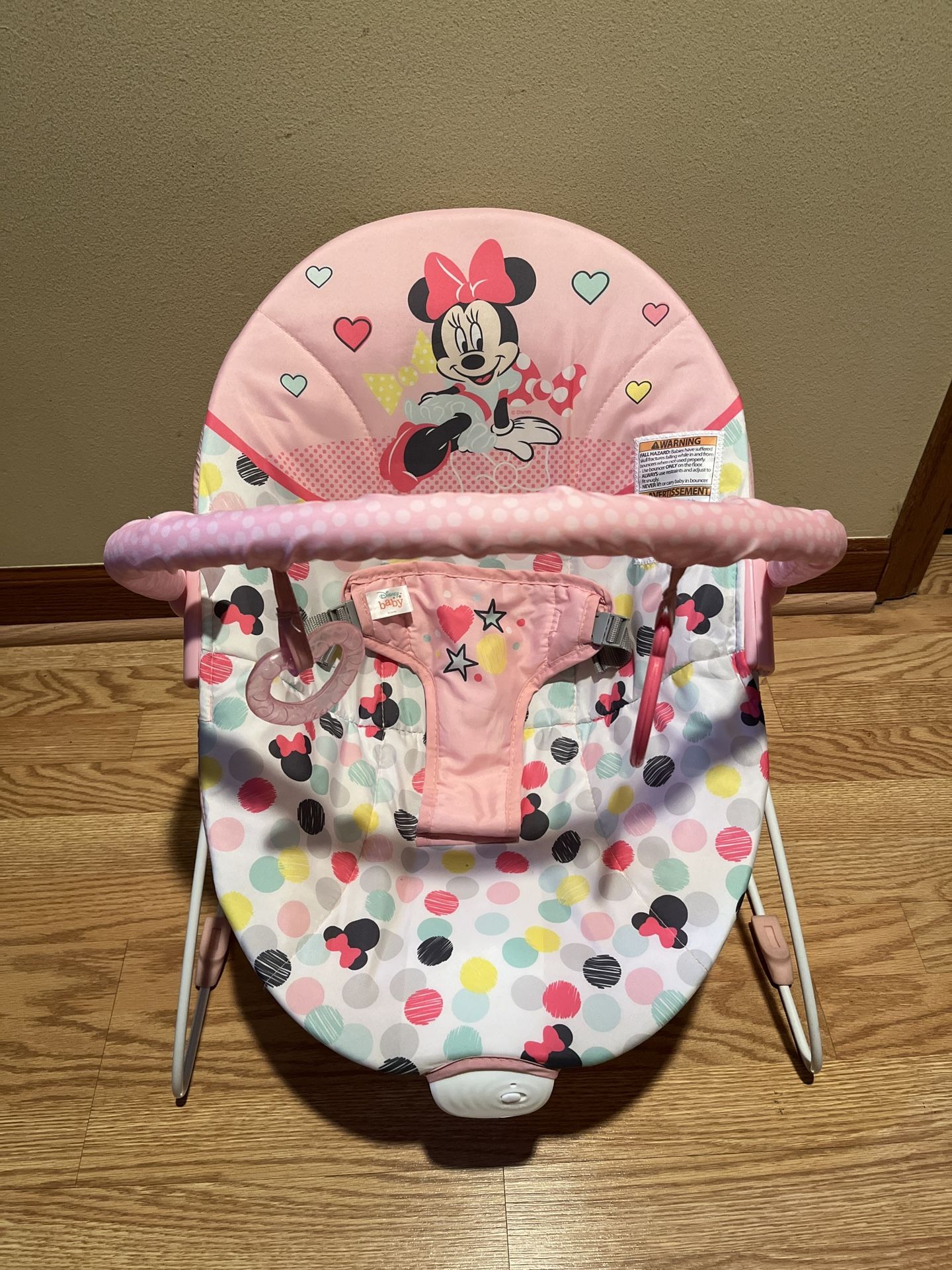 Bright Starts Disney Baby Minnie Mouse Bouncer Seat