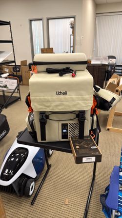 Portable Cooler Bag - Litheli - Battery Powered Tan - New