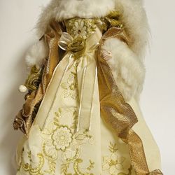 Vintage Porcelain 18” Tree Or Table Top Angel