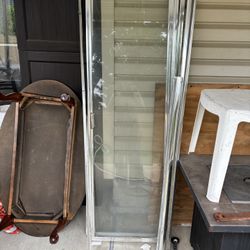 2 Sided  Hinged Glass Shower Door