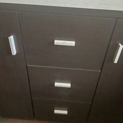 Media Tv Cabinet Buffet Entry Table W/ Drawers