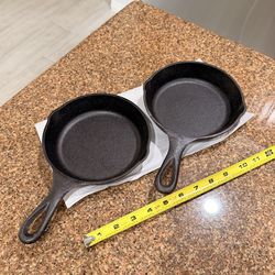 Lot Of 2 Small 6.5” Lodge Seasoned Cast Iron Skillet MSRP $12.95 ($26 Value) Each West Las Vegas See My Listings Summerlin