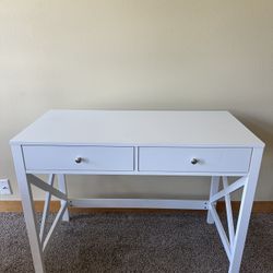 Super Sturdy White Desk