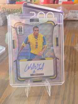 IVAN CORDOBA 2026 Prizm FIFA World Cup Silver Wave Auto Colombia #S-IC