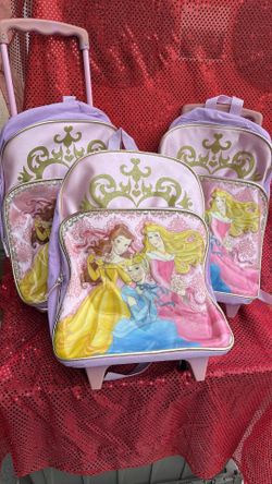 Princess bag with wheels $10 each