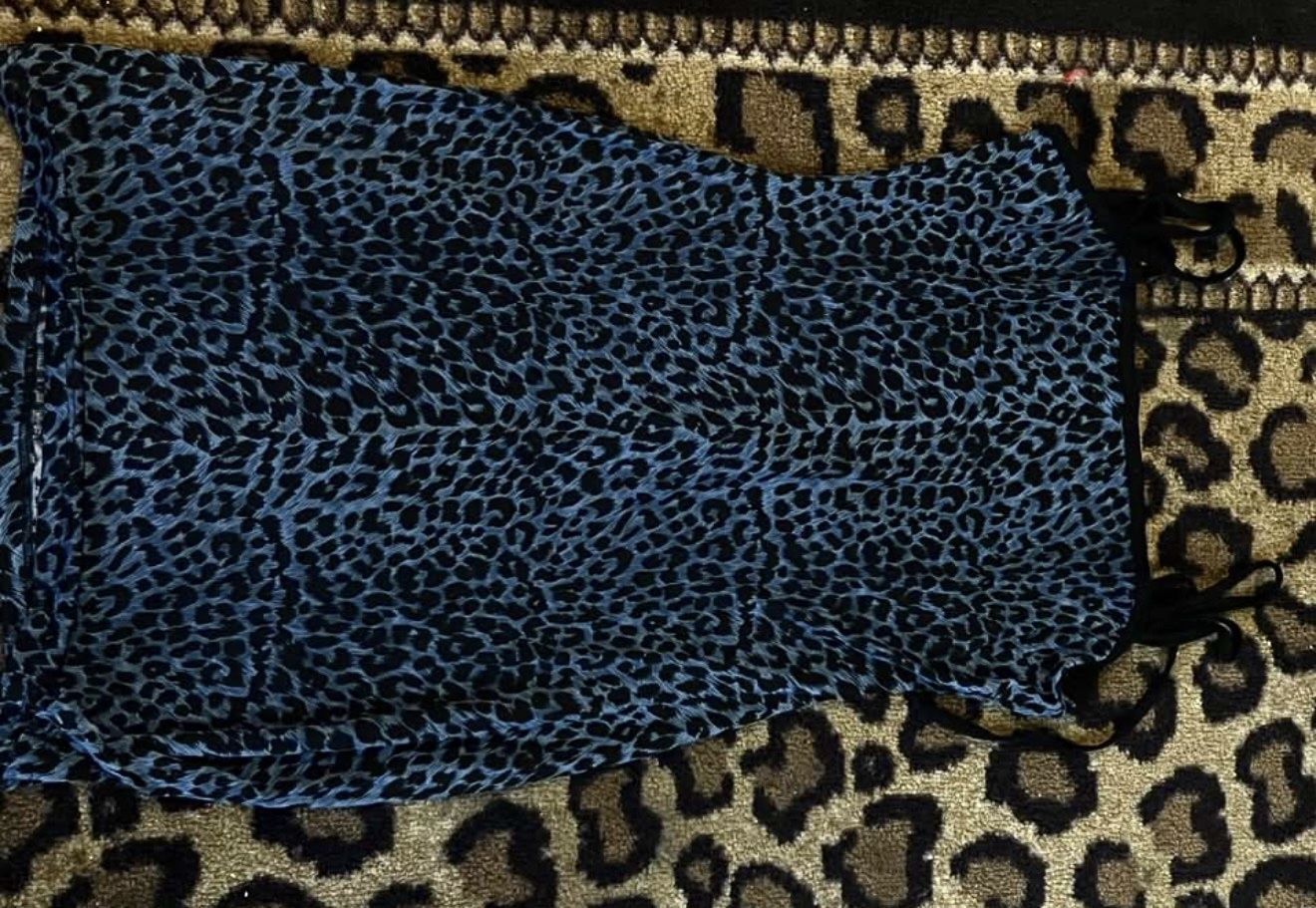 Blue Leopard Dress ! ๐