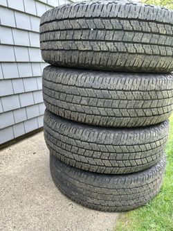 255-65-18 GOODYEAR WORK HORSE WRANGLER TIRES FULL SET