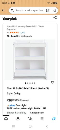 Diaper Caddy Paid $37 plus tax selling for $5.00- firm