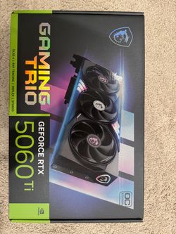 MSI GeForce RTX 5060 Ti  16GB Gaming Trio OC Edition Graphics Card