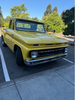 Chevy C10 yellow 1965