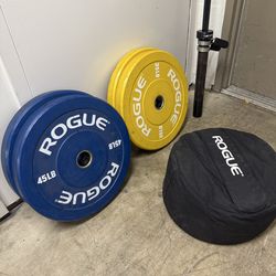 Like-New Rogue Echo Bumpers + Valor Bar + Rogue Sandbag