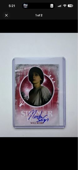 Will Byers / Noah Schnapp autograph #42/50
