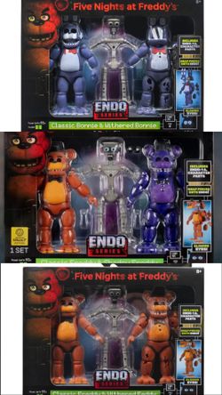 Five nights at Freddy's Endo series jazwares vault exclusive shadow freddy and more