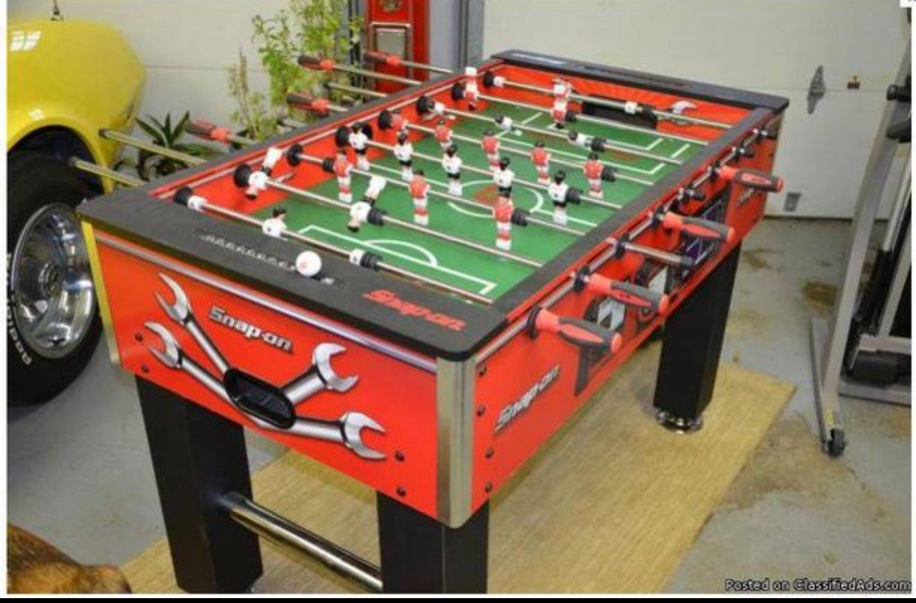 Snap On Foosball Table Brand New