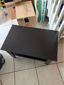 Wooden coffee table
