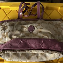 Authentic Coach Diaper Bag