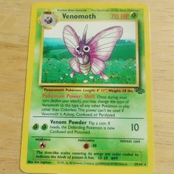 LP WOTC Non Holo Venomoth 29/64 Jungle Set Pokemon Card
