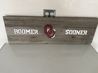 Handmade OU Sign