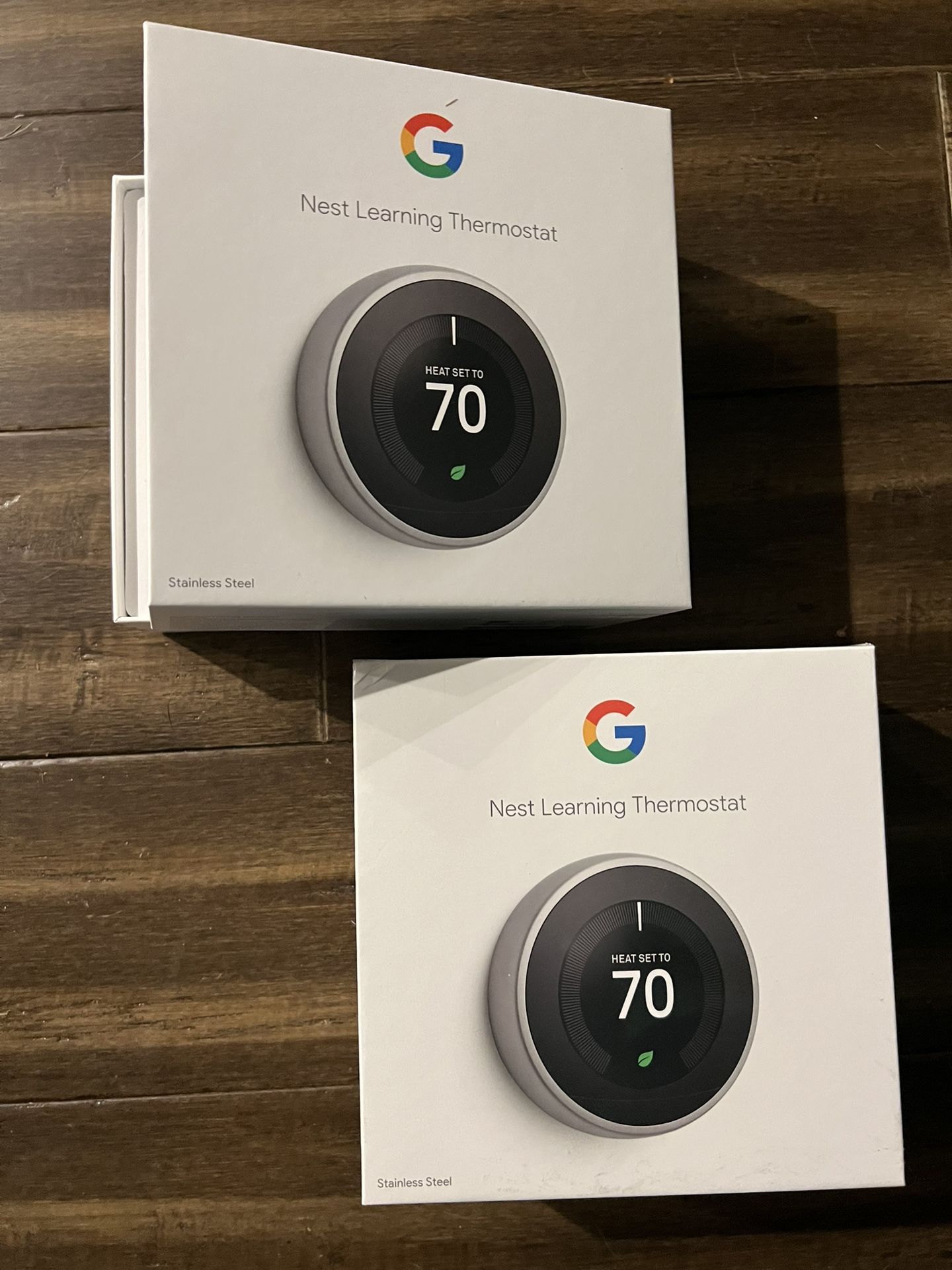 Nest Learning Thermostat, 3rd Generation, Stainless Steel