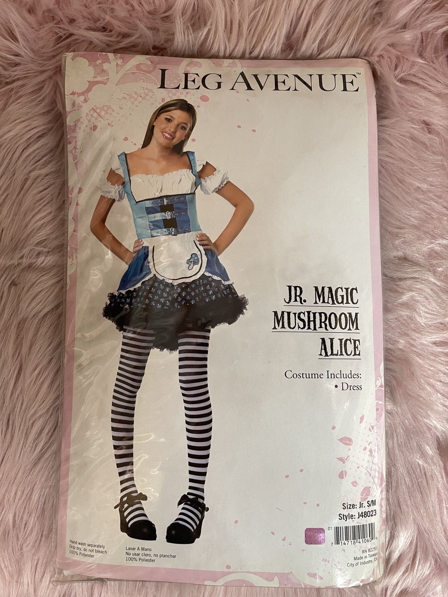 Leg Avenue Girl’s Alice In Wonderland Costume S/M 