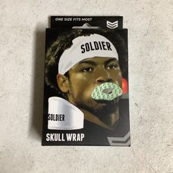 Soldier Skull Wrap (white)